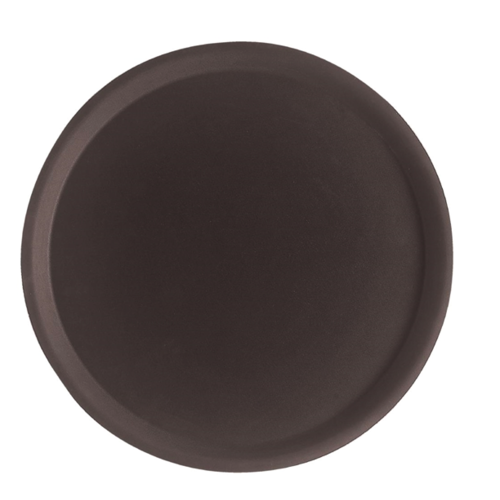  Cambro Plateaux ronds antidérapants en fibre de verre marron | 3 tailles 