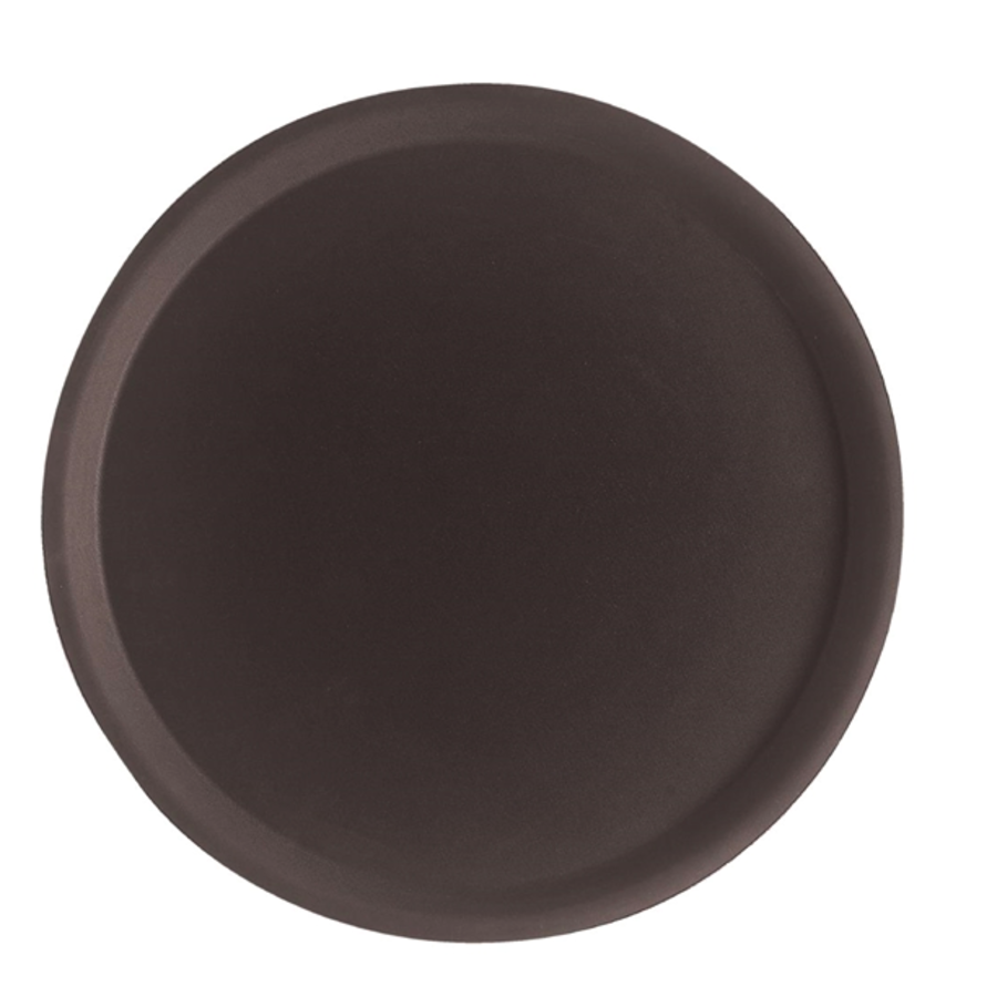 Round Non-Slip Trays Brown Glass Fiber | 3 sizes