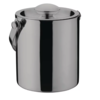Seau à glace à double paroi avec couvercle | 1 litre noir