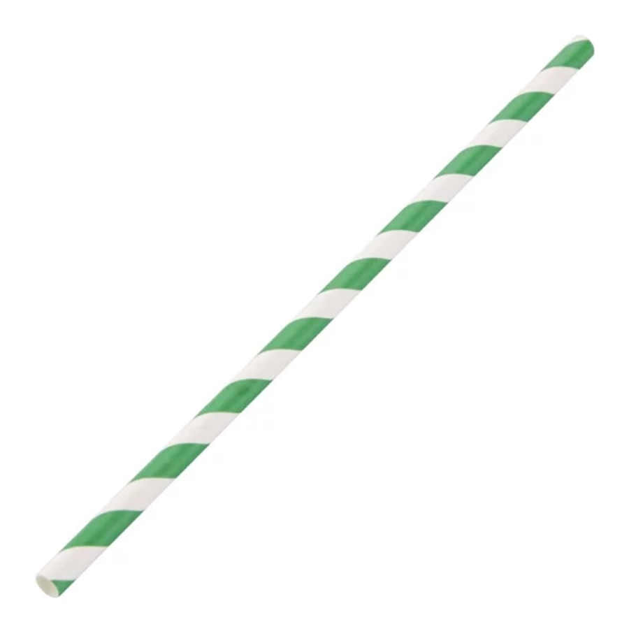 250 pailles en papier 21cm | 6 couleurs