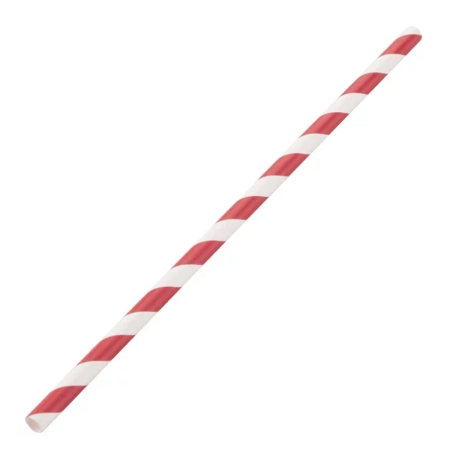 250 paper straws 21 cm | 6 colors