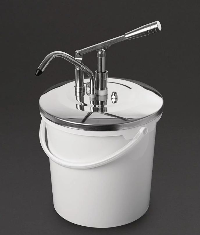 Buy Sauce dispenser with lever Stainless steel 10 liters online