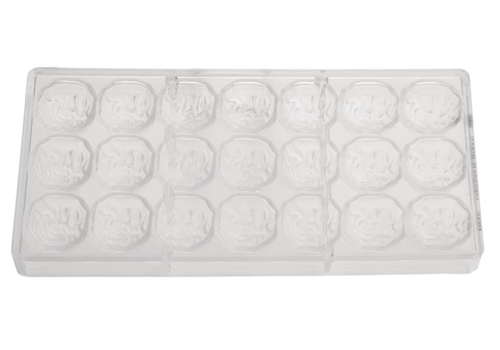  HorecaTraders Plastic chocolate mold 9 Shapes 