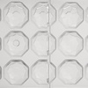 HorecaTraders Plastic chocolate mold 9 Shapes