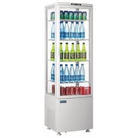 White Cooler with Door | 235 liters - TOPPER