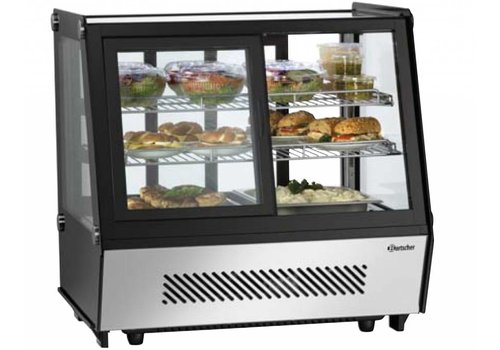  Bartscher Vitrine réfrigérée pour buffet / Vitrine à pâtisserie - utilisable des 2 côtés 