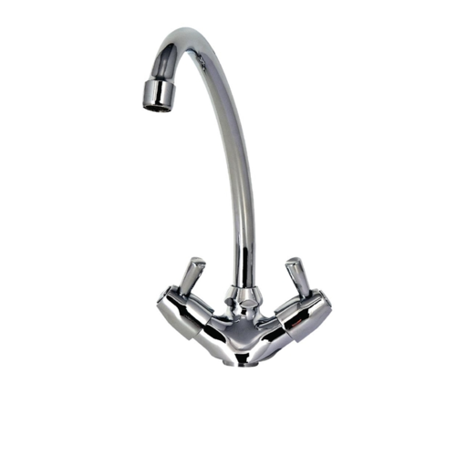  HorecaTraders Monobloc mixer tap 90 degree levers 