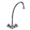 HorecaTraders Robinet mitigeur monobloc | Avec commande à bouton rotatif