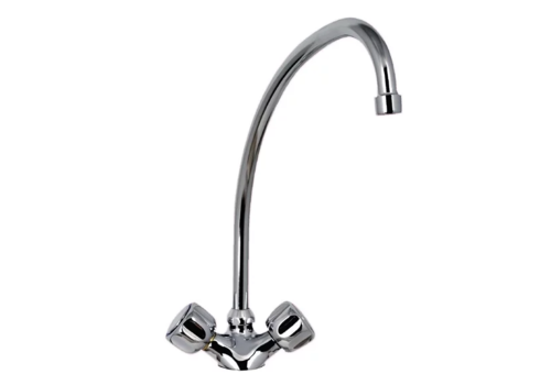  HorecaTraders Robinet mitigeur monobloc | Avec commande à bouton rotatif 