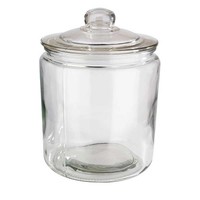 Bocal à bonbons/biscuits en verre (4 tailles)