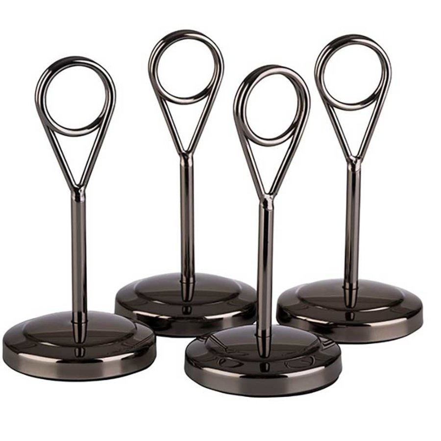 Porte-numéros de table en acier inoxydable | 10,5 cm (3 couleurs)