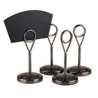 Porte-numéros de table en acier inoxydable | 10,5 cm (3 couleurs)