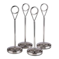 Porte-numéros de table en acier inoxydable | 15,5 cm (3 couleurs)