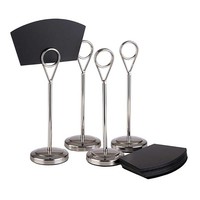 Porte-numéros de table en acier inoxydable | 15,5 cm (3 couleurs)