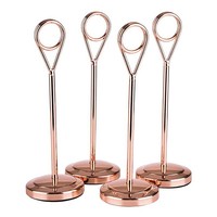 Porte-numéros de table en acier inoxydable | 15,5 cm (3 couleurs)