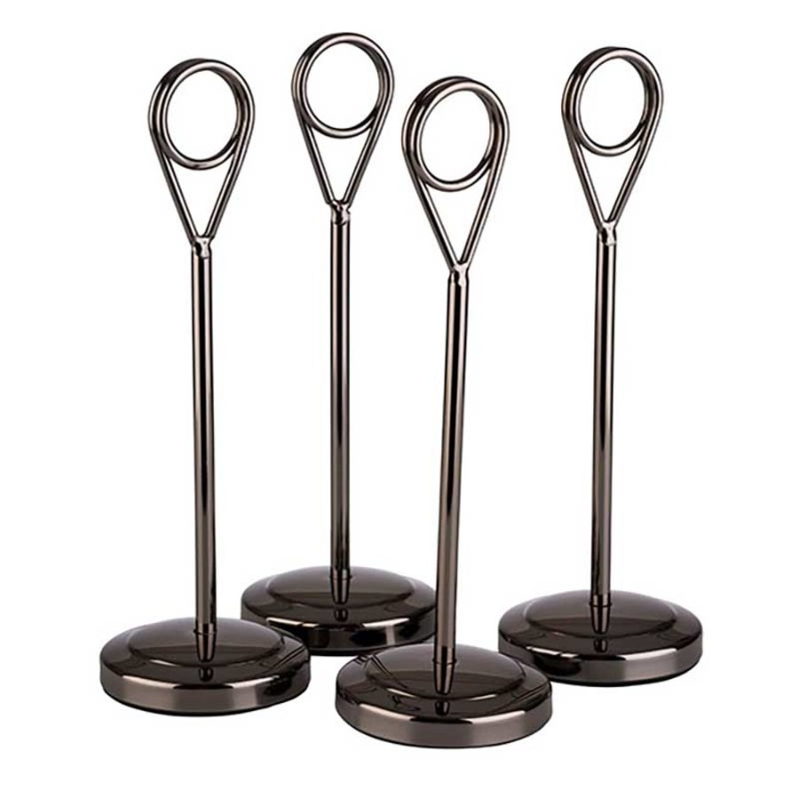 Porte-numéros de table en acier inoxydable | 15,5 cm (3 couleurs)