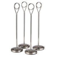 Stainless steel Table number holders | 20.5 cm (3 colors)