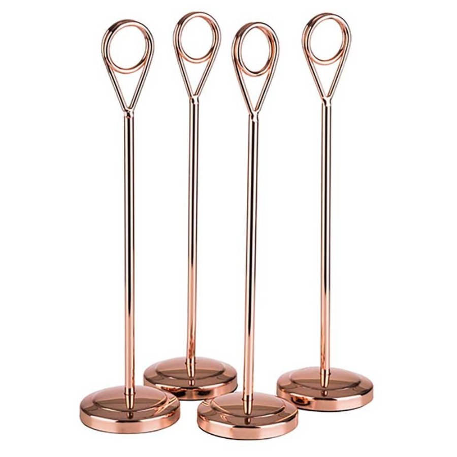 Porte-numéros de table en acier inoxydable | 20,5 cm (3 couleurs)