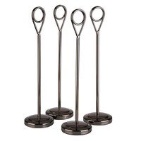 Porte-numéros de table en acier inoxydable | 20,5 cm (3 couleurs)