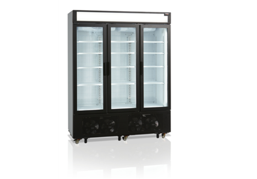  HorecaTraders Steel Display Freezer | Three glass doors 1252 L 