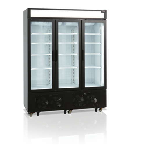  HorecaTraders Steel Display Freezer | Three glass doors 1252 L 