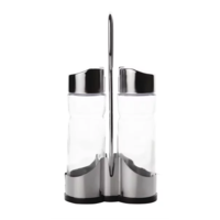 Ensemble huile et vinaigre en acier inoxydable