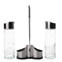 Ensemble huile et vinaigre en acier inoxydable