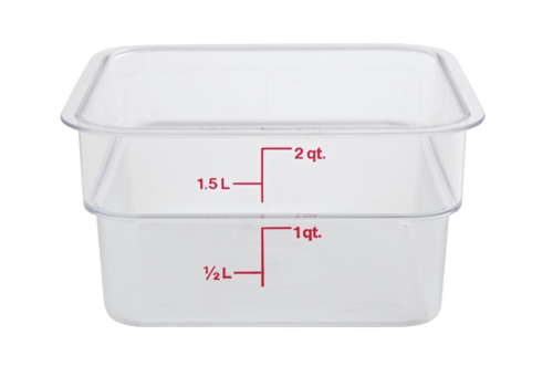  Cambro Boîte à nourriture carrée | Polycarbonate (7 tailles) 