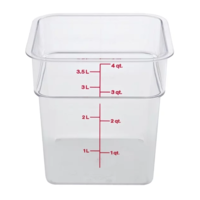 Boîte à nourriture carrée | Polycarbonate (7 tailles)