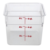 Boîte à nourriture carrée | Polycarbonate (7 tailles)