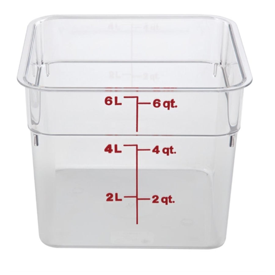 Boîte à nourriture carrée | Polycarbonate (7 tailles)