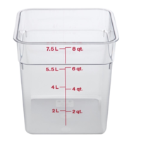 Boîte à nourriture carrée | Polycarbonate (7 tailles)