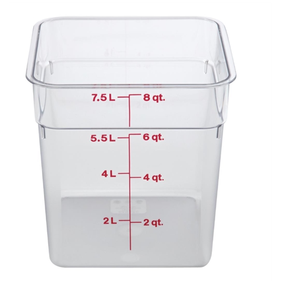 Boîte à nourriture carrée | Polycarbonate (7 tailles)