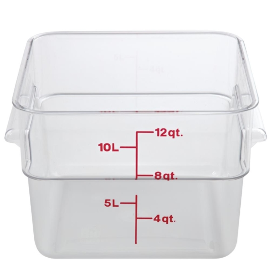 Boîte à nourriture carrée | Polycarbonate (7 tailles)