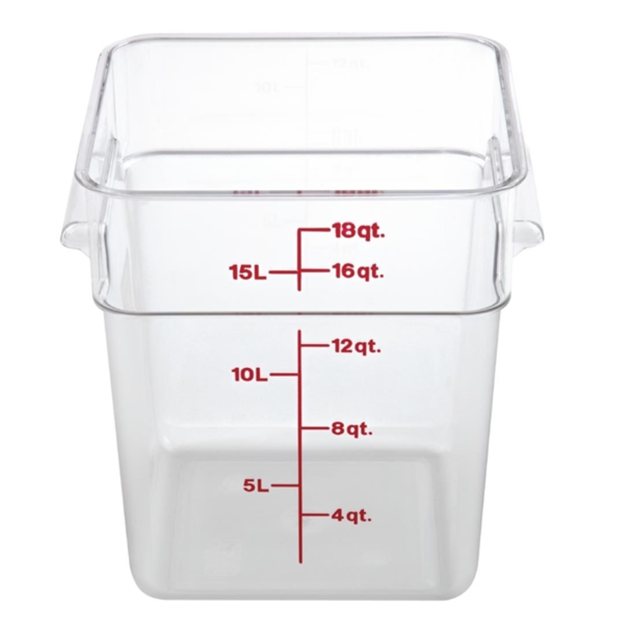 Boîte à nourriture carrée | Polycarbonate (7 tailles)