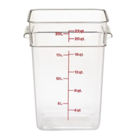 Boîte à nourriture carrée | Polycarbonate (7 tailles)