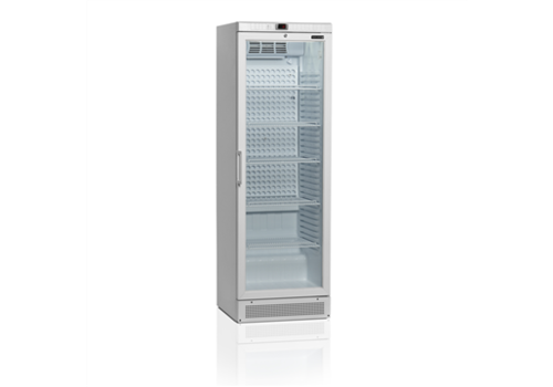  HorecaTraders Medicine Refrigerator with glass door 595 x 640 x 1840 mm 