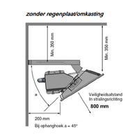 Chauffage au gaz de façade | 4000 watts | TerrasseSchwank