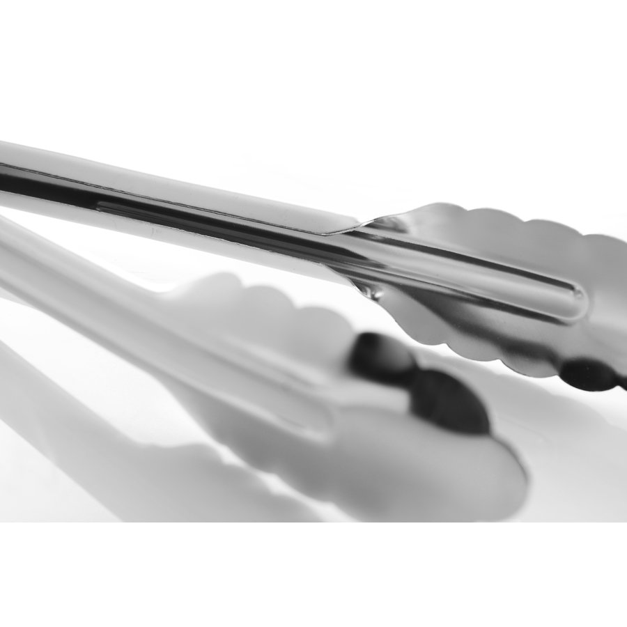 Stainless steel salad tongs 3 Dimensions