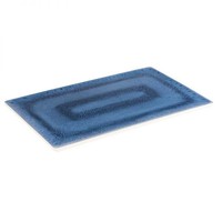 Serviertablett aus Melamin | GN 1/1 | Blaue Ozeanlinie