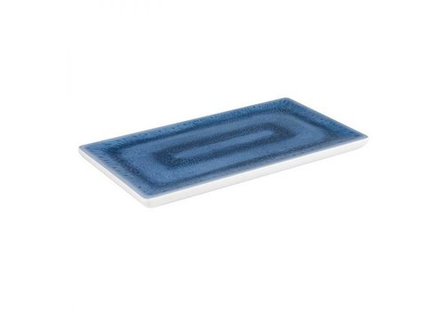  APS Serviertablett aus Melamin | GN 1/3 | Blaue Ozeanlinie 