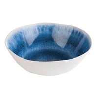 Melamine Serve Bowl 2 Formats Blue ocean line