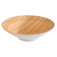 Melamine Bowl Round | 30.5 x 30.5 x (h) 8.5 cm | Bamboo line