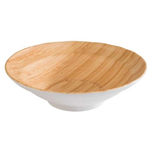  APS Melamine Bowl Round | 30.5 x 30.5 x (h) 8.5 cm | Bamboo line 