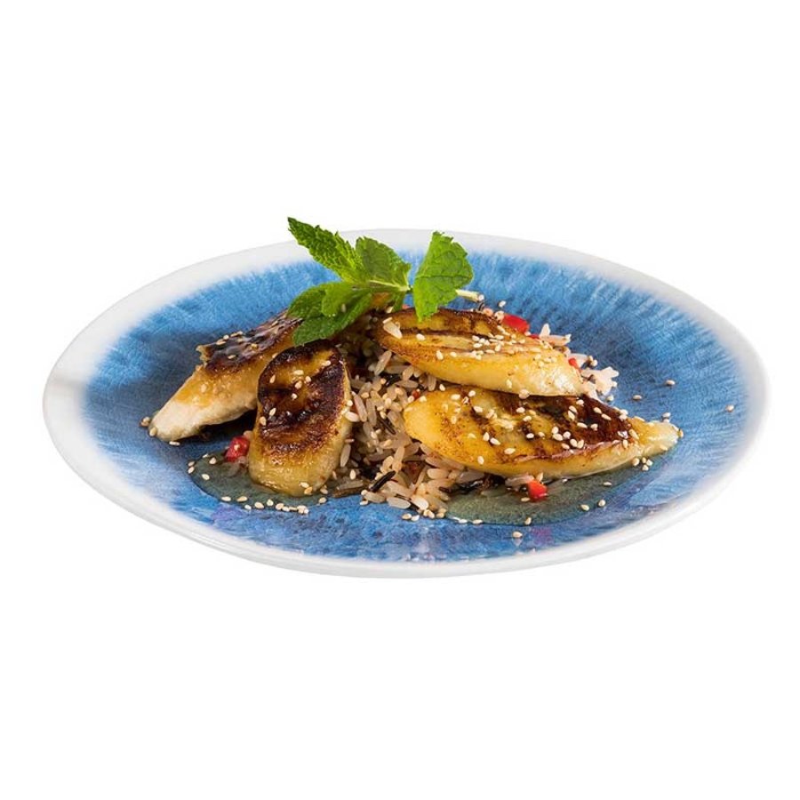 Assiette de service en mélamine | 2 Formats | Ligne Océan Bleu