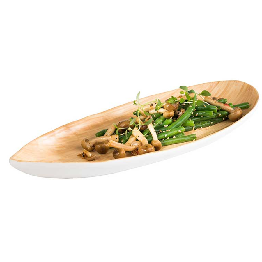 Plateau de service en mélamine | Ligne Bambou | 30 x 13 cm