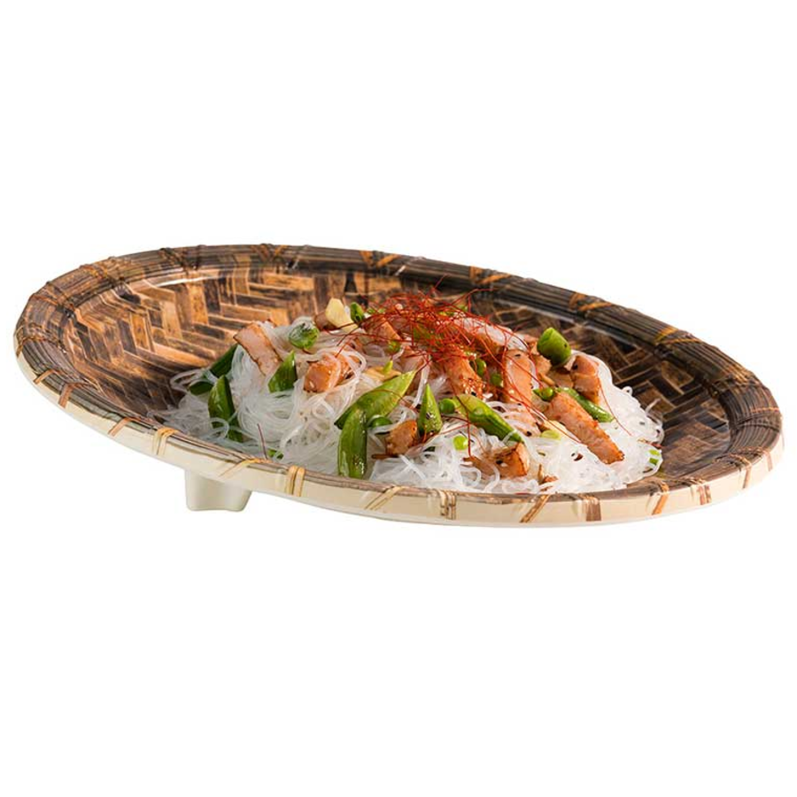 Servierplatte aus Melamin | Ø 25,5 cm | Hanoi-Linie
