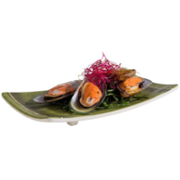 Serving tray Melamine | Green Bamboo Line