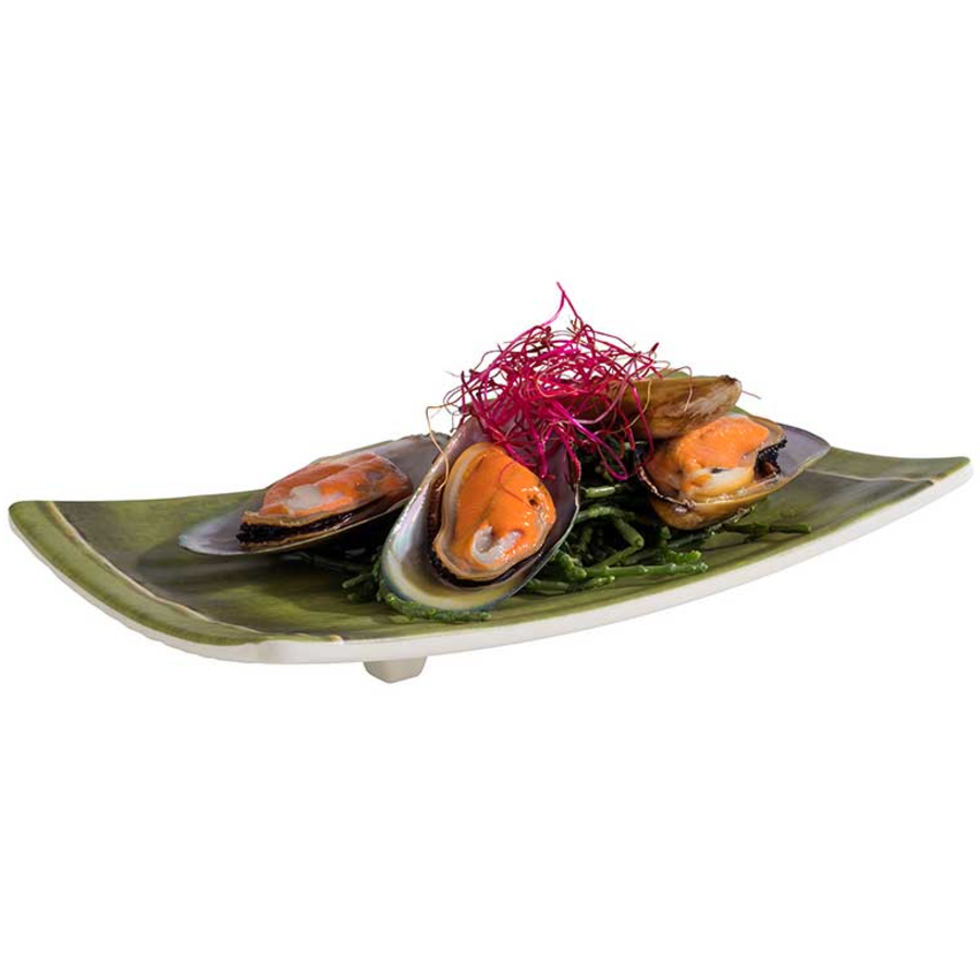 Serving tray Melamine | Green Bamboo Line