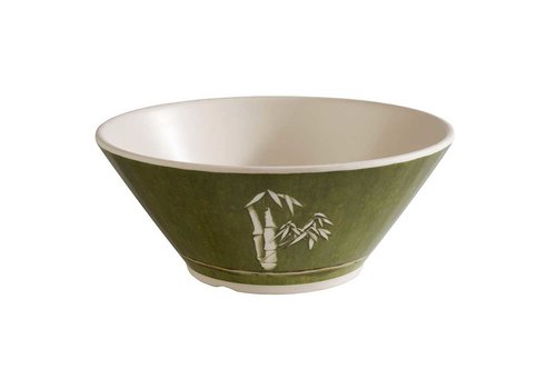  APS Melamine Serving Dish | Green Bamboo Line | 3 Formats 